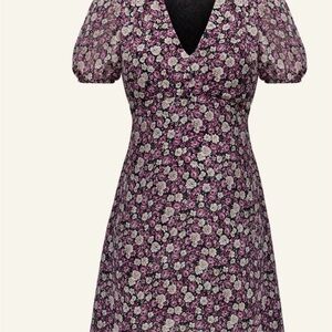 Botroius Black Short Sleeve Dress